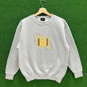 Vintage MCM Legere-sweater trui ronde hals trui