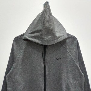 Nike Hoodie Zipper Therma Fit Embroidery Logo Nice Design image 2