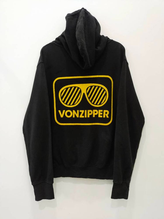 Vintage VONZIPPER Hoodie Big Logo Surf Skateboard - Etsy