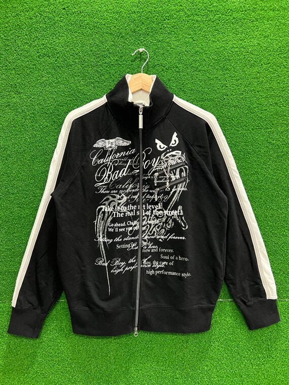 ジャケット・アウター vintage badboy design Acryl zip jacket vintage badboy design Acryl zip jacket