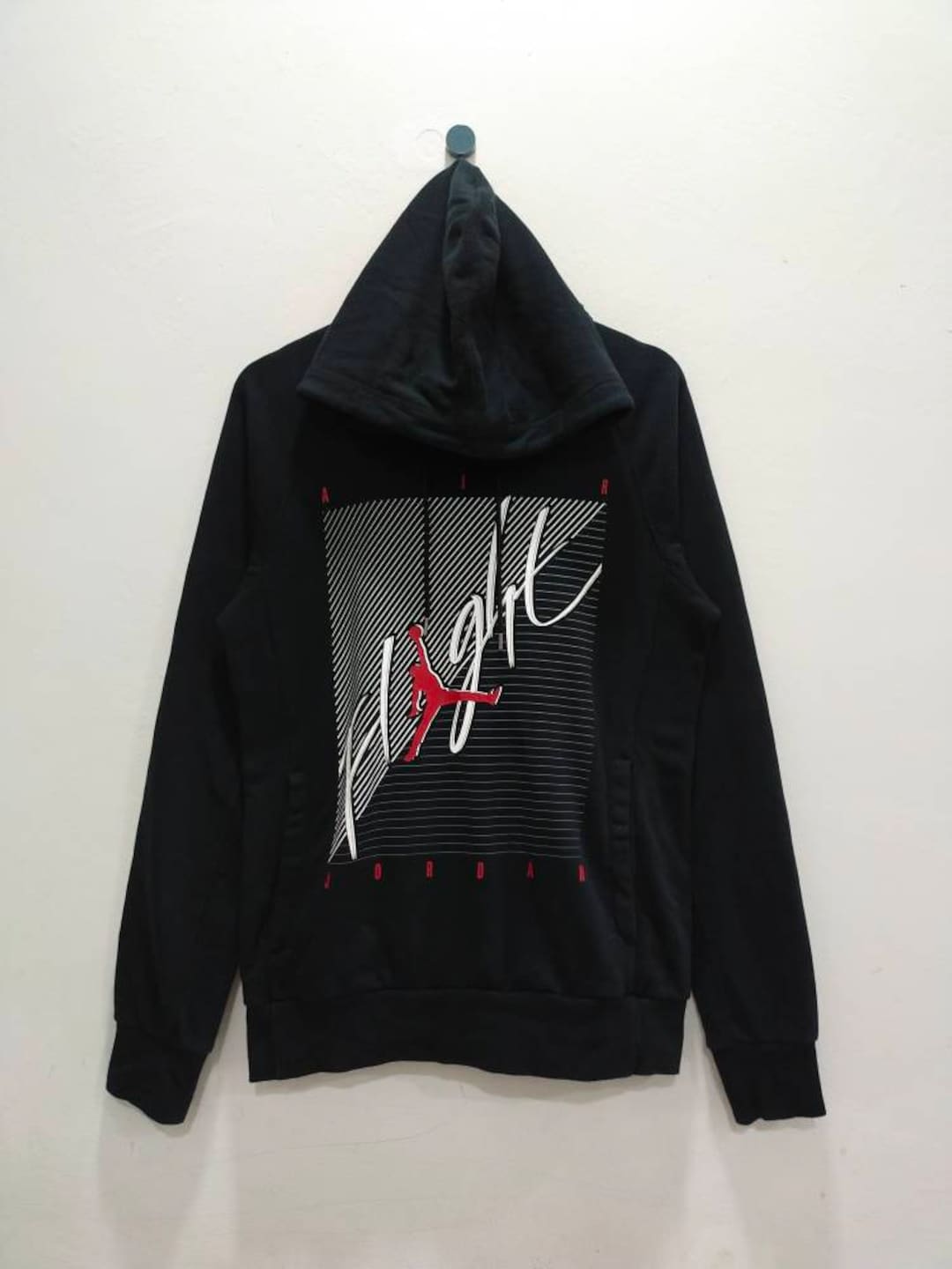 Felpa con cappuccio AIR JORDAN con logo grande Italia