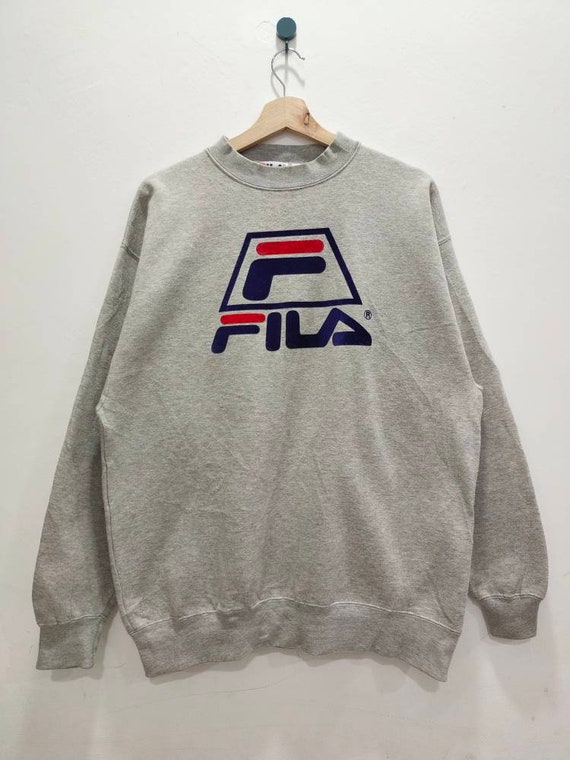 Vintage Fila Sweatshirt Big Spell Out - image 1