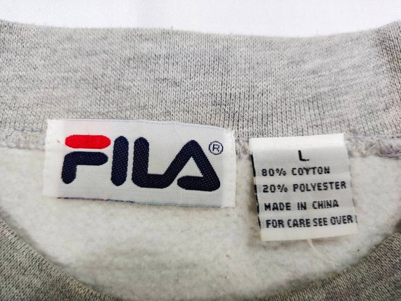 Vintage Fila Sweatshirt Big Spell Out - image 6