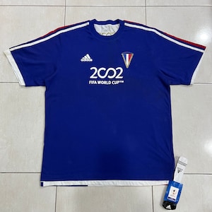 Vintage Adidas Riversible T Shirt 2002 Fifa World Cub France