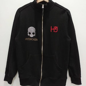 Hydrogen Padova Skull Sweatshirt Full Zipper