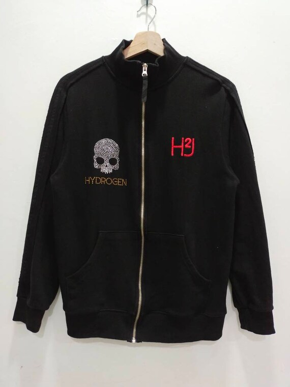 Hydrogen Padova Skull Sweatshirt Full Zipper - Etsy