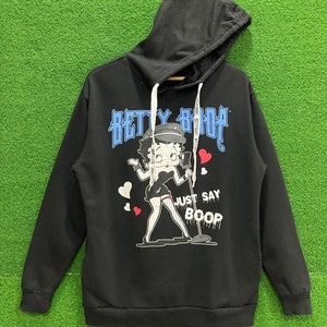 Vintage Betty Boop X Denifits Cartoon Hoodie Big Printed