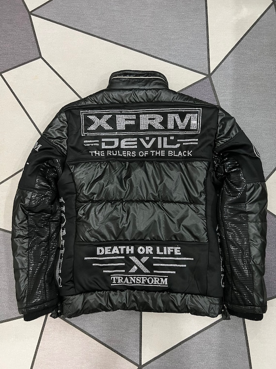 Vintage XFRM DEVIL HOMMES Puffer Jacket Nice Design - Etsy UK