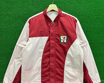 Vintage Japanese Brand Uniform 7 Eleven Full Zipper Nice Design