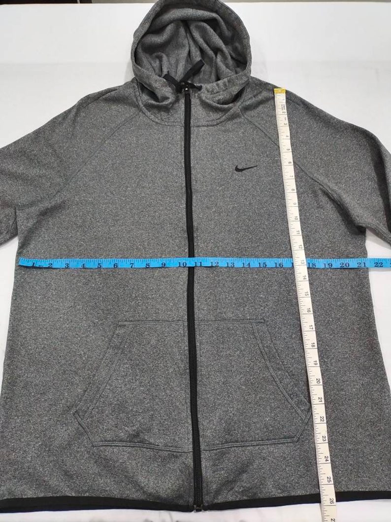 Nike Hoodie Zipper Therma Fit Embroidery Logo Nice Design image 10