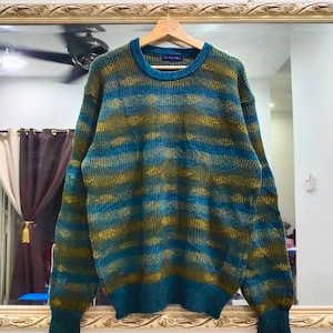 RARE!! Knitwear Pullover Jumper Sweatshirt Designer By Lou Graham Refined