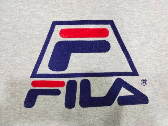 Vintage Fila Sweatshirt Big Spell Out - image 3