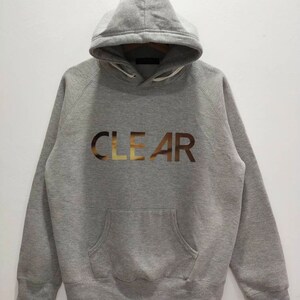 Vintage Sense Of Place Hoodie CLEAR Big Spellout