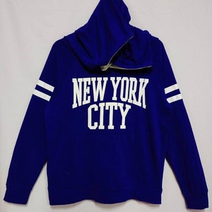 Rare New York  City Hoodie Big Spellout