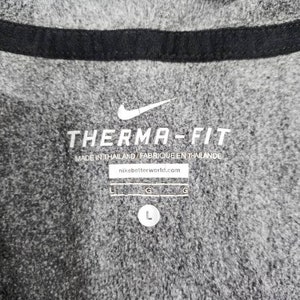 Nike Hoodie Zipper Therma Fit Embroidery Logo Nice Design image 8