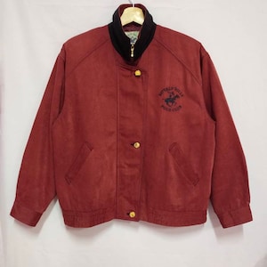 Vintage Beverly Hills Polo Club Full Zipper Gold Button