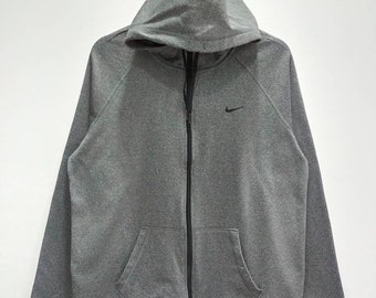 Nike Hoodie Zipper Therma Fit Embroidery Logo Nice Design