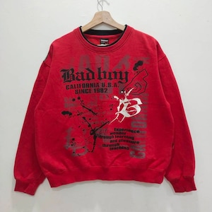 Vintage Bad Boy California USA Sweatshirt Streetwear Skate Big Logo