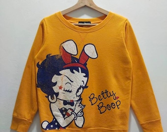Vintage Betty Boop Sweatshirt Pullover Jumper