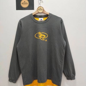 Vintage ADIDAS Stripe Shoes Skate Skateboard Streetwear Pullover Jumper Sweatshirt