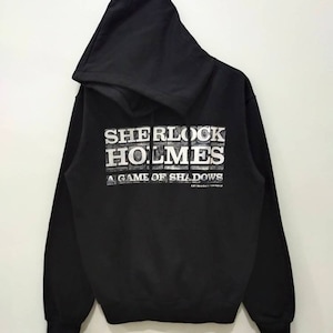 Vintage Hoodie SHERLOCK HOLMES A Game Of Shadows