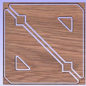 Clamping Square - 12" // SVG, DXF, PDF