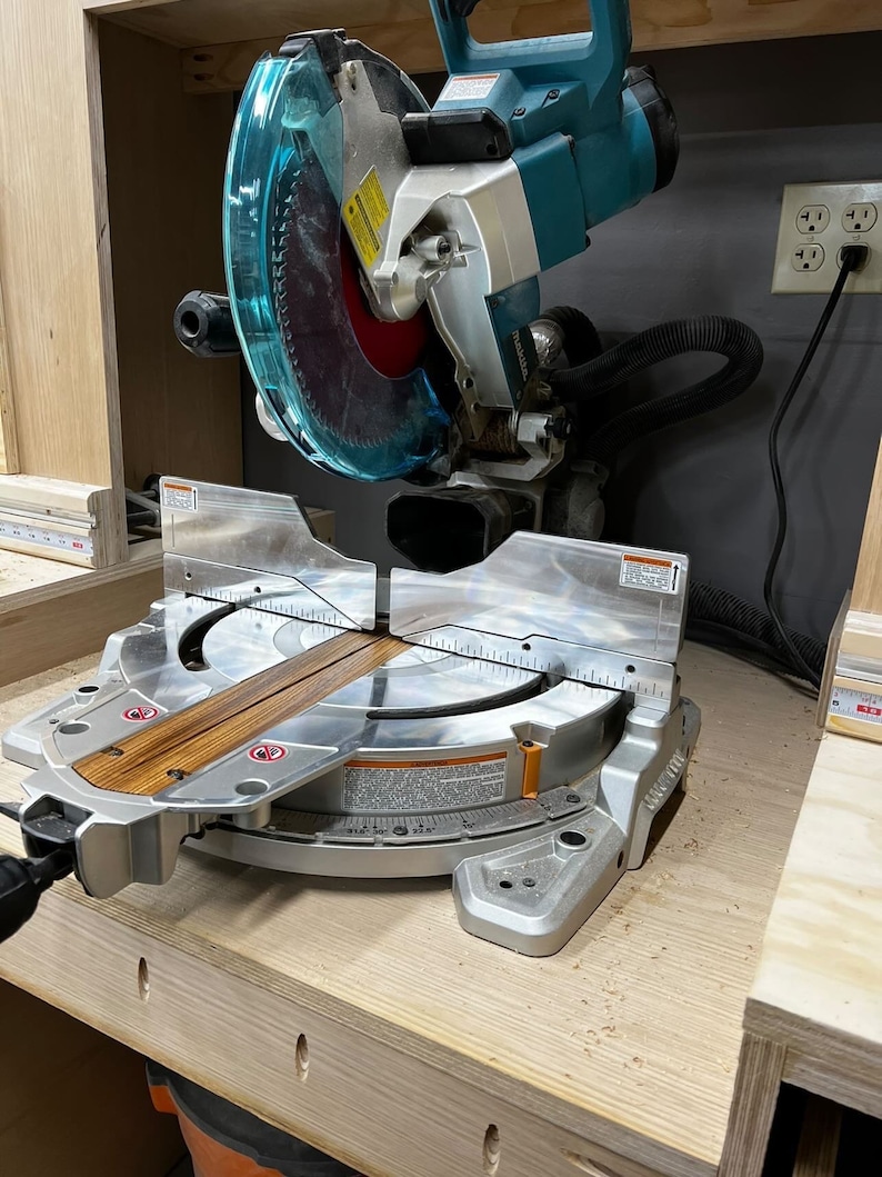 Zero Clearance Insert for Makita LS1019 Miter Saw Etsy