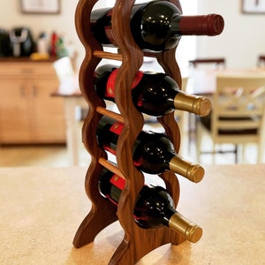 1pc Simple Modern Wall-mounted Wine Cabinet, Wine Rack, Wall Display Shelf,  Creative Restaurant Wine & Rack For Home