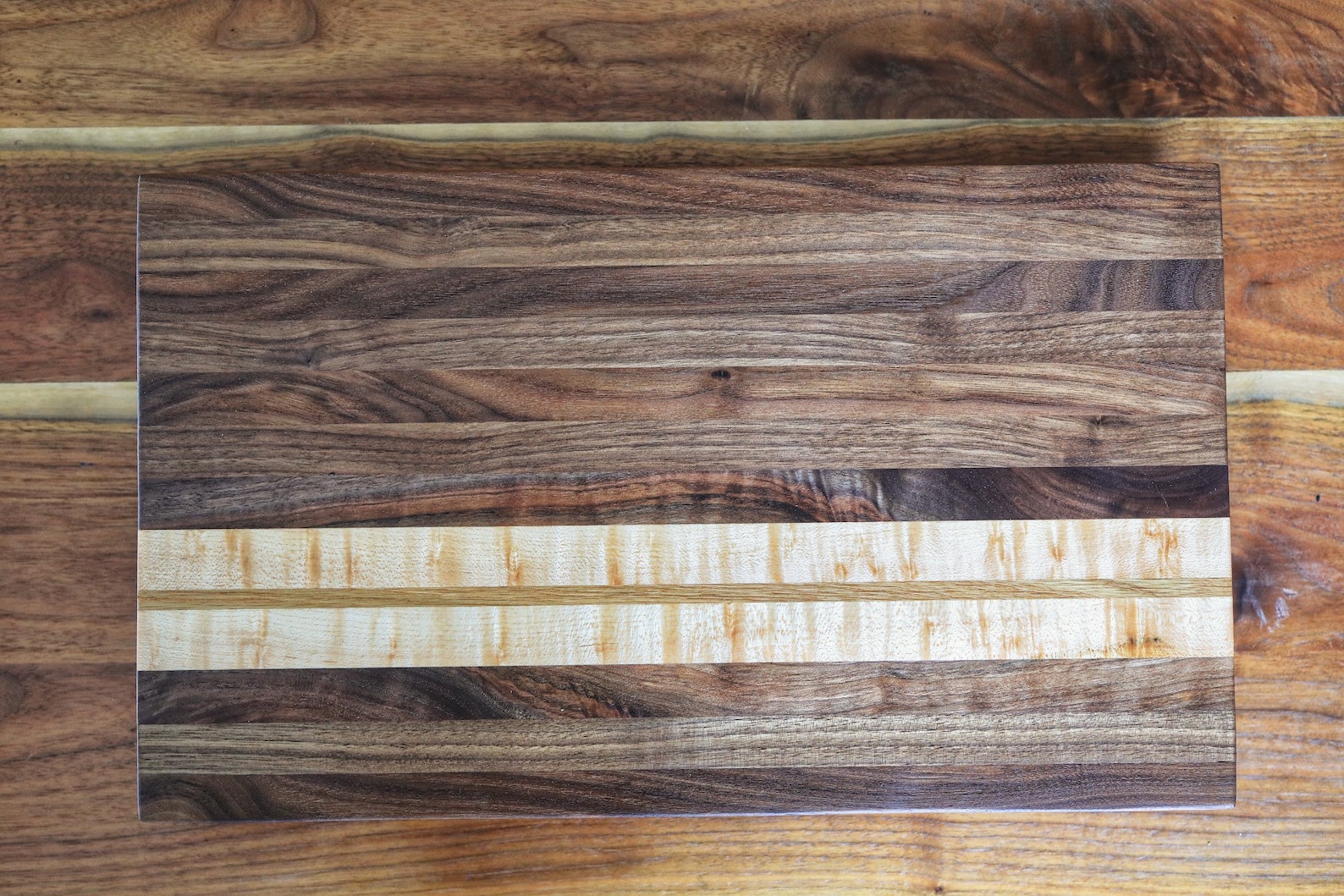Walnut and Maple Cutting Board Etsy