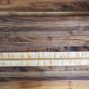 Walnut and Maple Cutting Board - Etsy