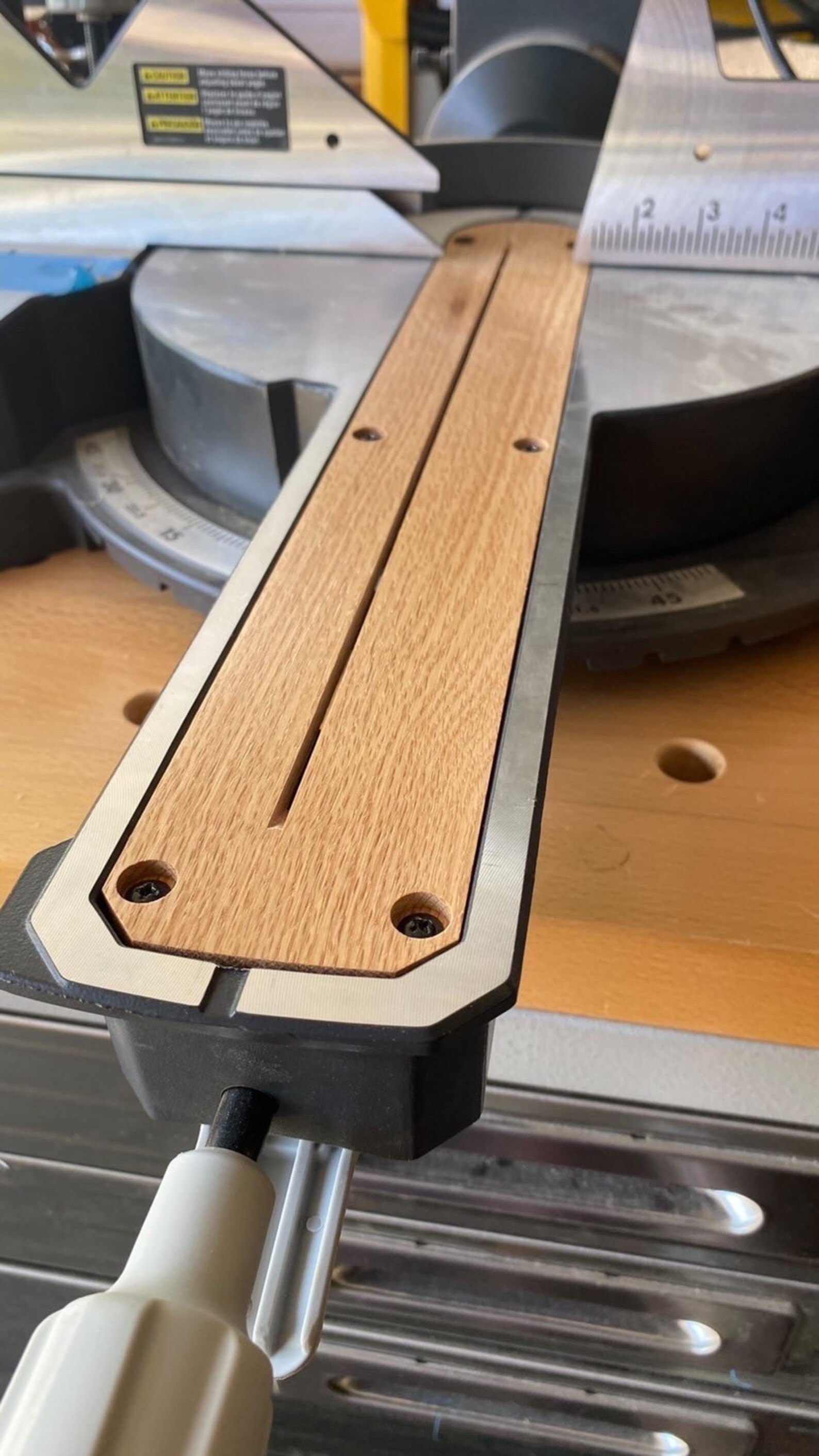 Ryobi Sliding Miter Saw Zero Clearance Insert Etsy