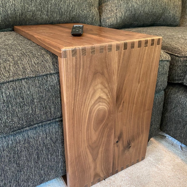 Couch and Sectional SLIDE Table, Sectional Table, Side Table, C Table; As Seen on TikTok/Instagram