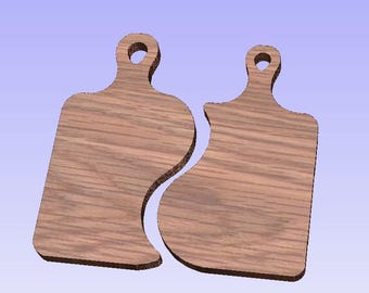 DIGITAL FILE! Nesting Cutting Boards, svg, dxf