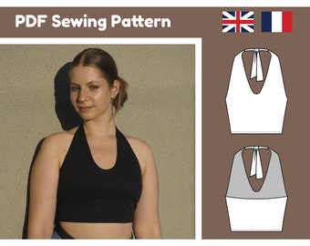 Halter Top Pattern - Etsy