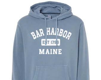 Bar Harbor ME Hoodie | Maine Pride | Beach Vibes | Summer