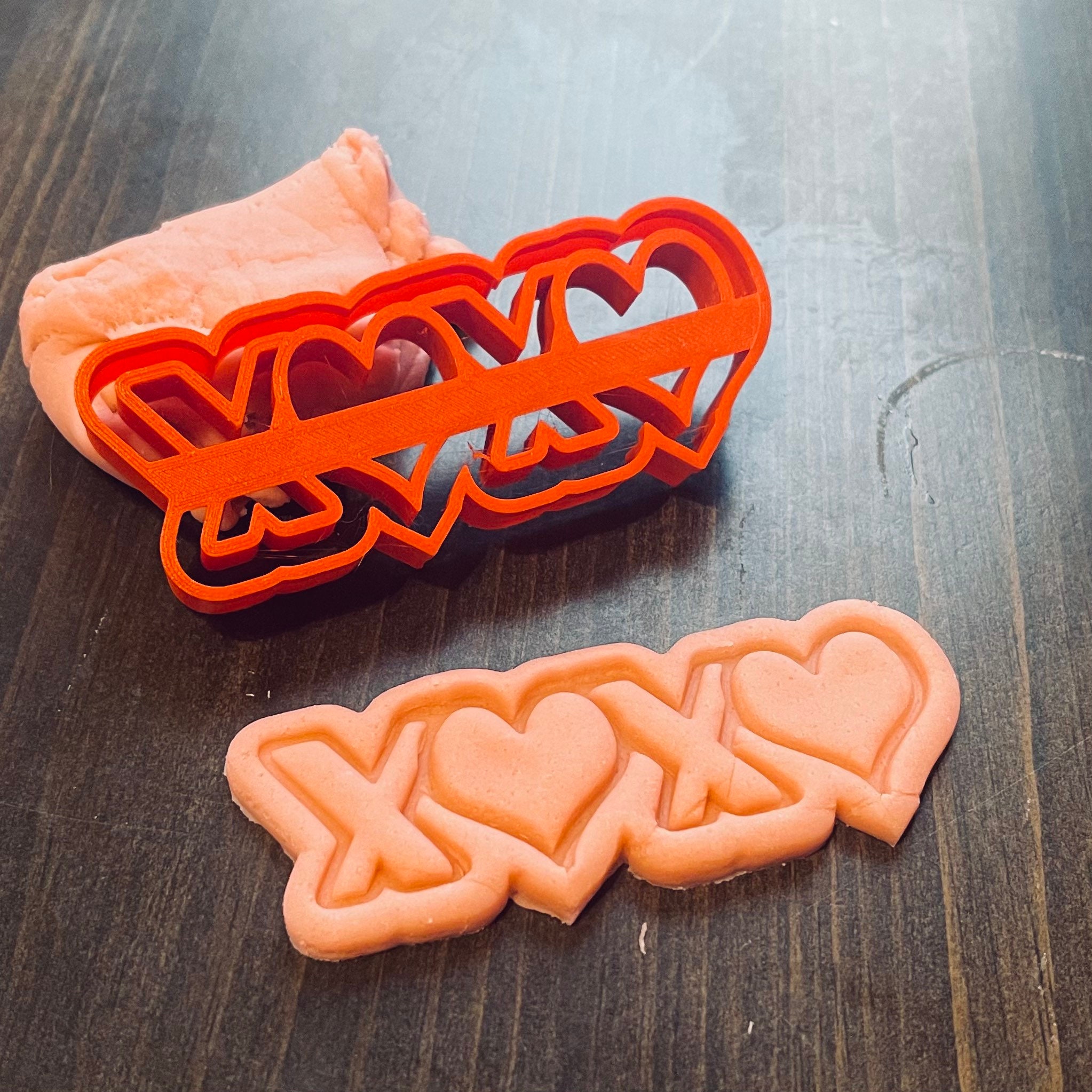Valentines Cookie Cutters XOXO Cookie Cutter Lips Cookie Cutter