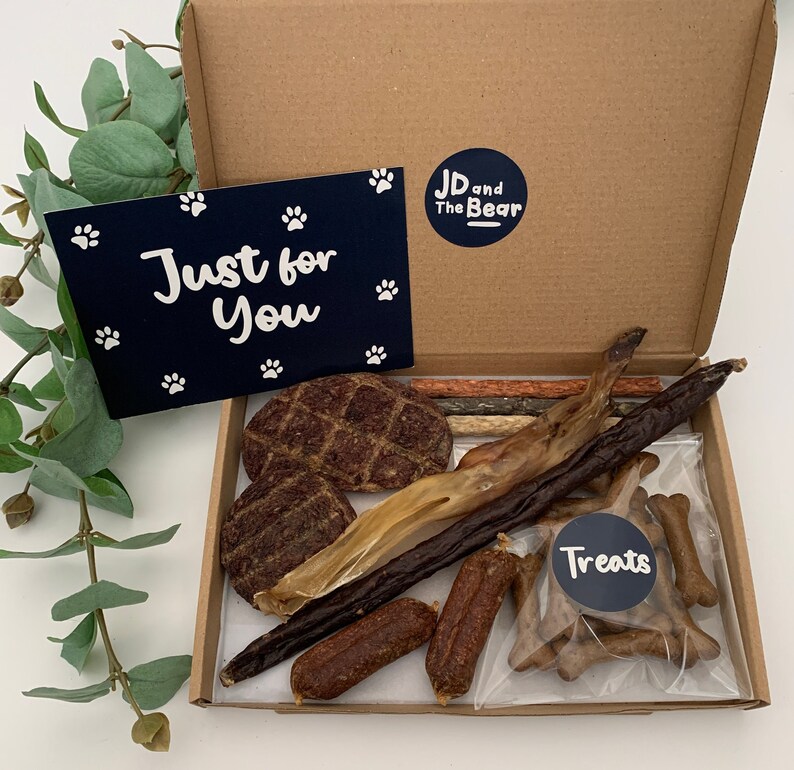 Natural Treats Box / Dog Treat Box / Dog Treats / Dog Gift / Etsy