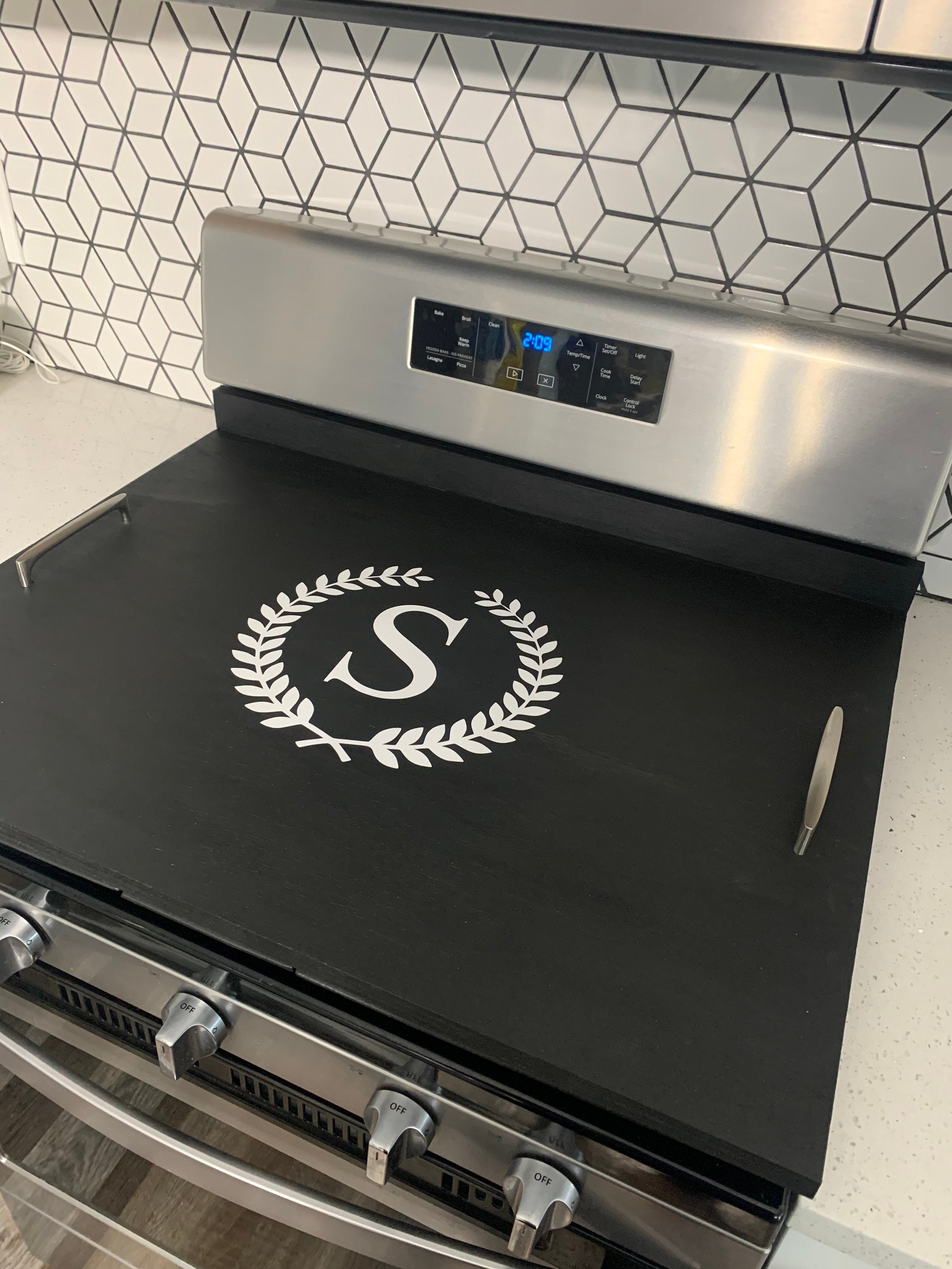 Kitchen Stove Top Cover Kitchen Decor Home Decor Farmhouse Etsy