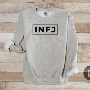 INFJ Unisex Sweatshirt | Myers Briggs Sweatshirt | 16 Personalities Sweatshirt