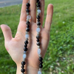 Stormy Skies - Gemstone/Crystal Necklace