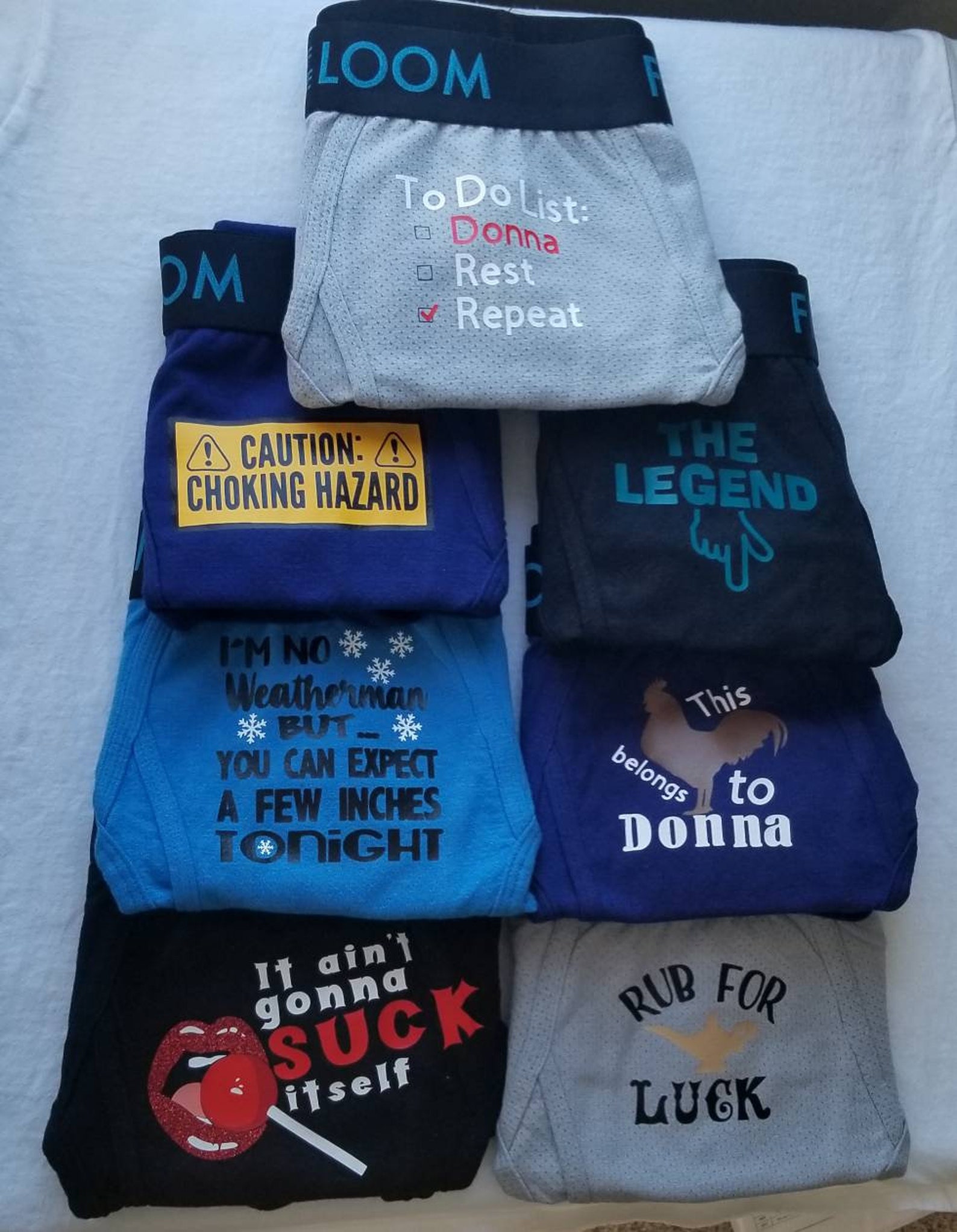 Mens underwear naughty sayings Etsy