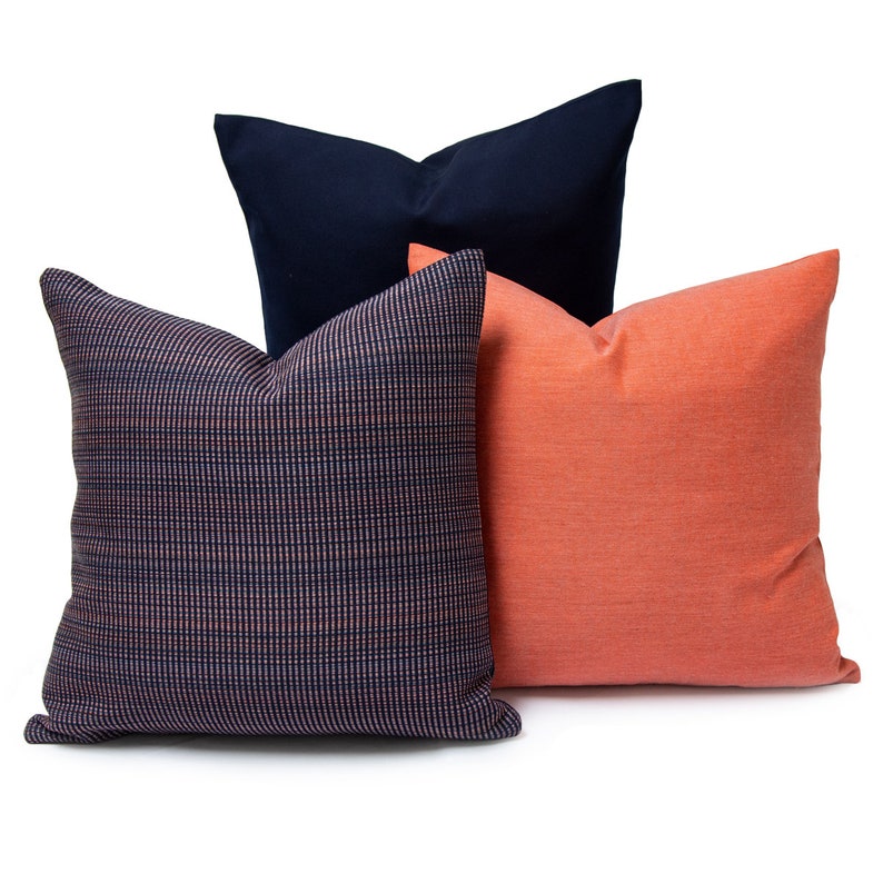 Sunbrella Cast Coral Outdoor Pillow Cover made in Canada Etsy