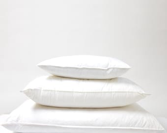 Feather Pillow Inserts – Luxurious, Soft Cushion Fill – Custom Sizes Available – Soft Cushion –  Machine Washable – Made in Canada