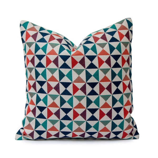 Sunbrella Array | Caribbean Outdoor Pillow Cover (Made in Canada)