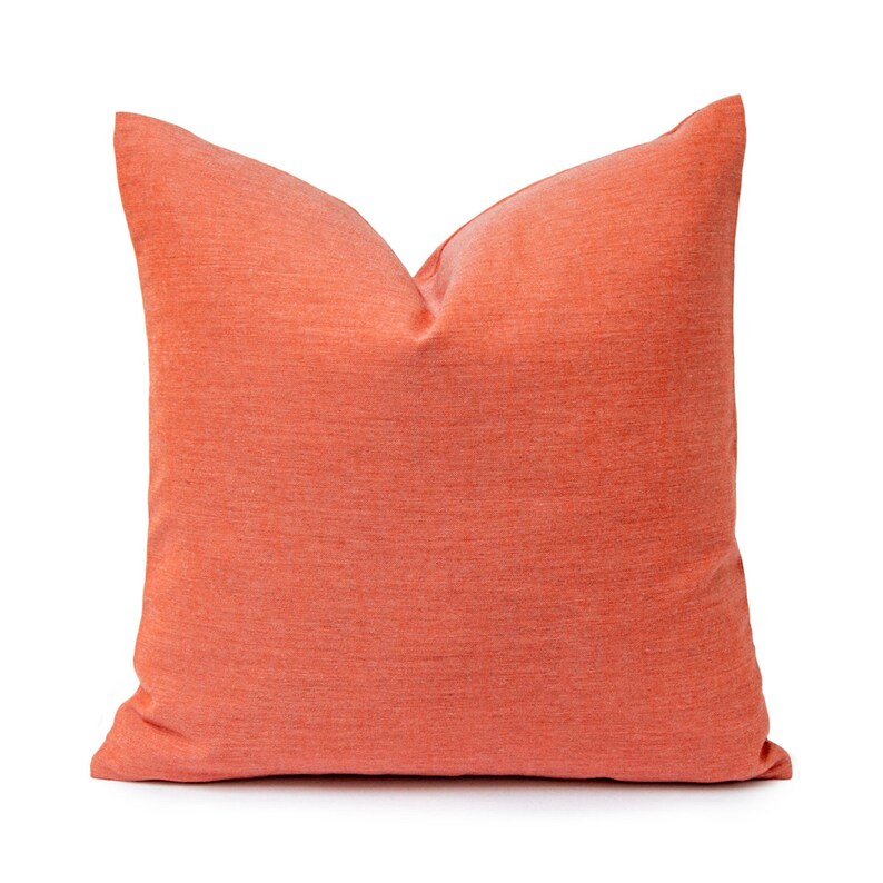 Sunbrella Cast Coral Outdoor Pillow Cover made in Canada Etsy