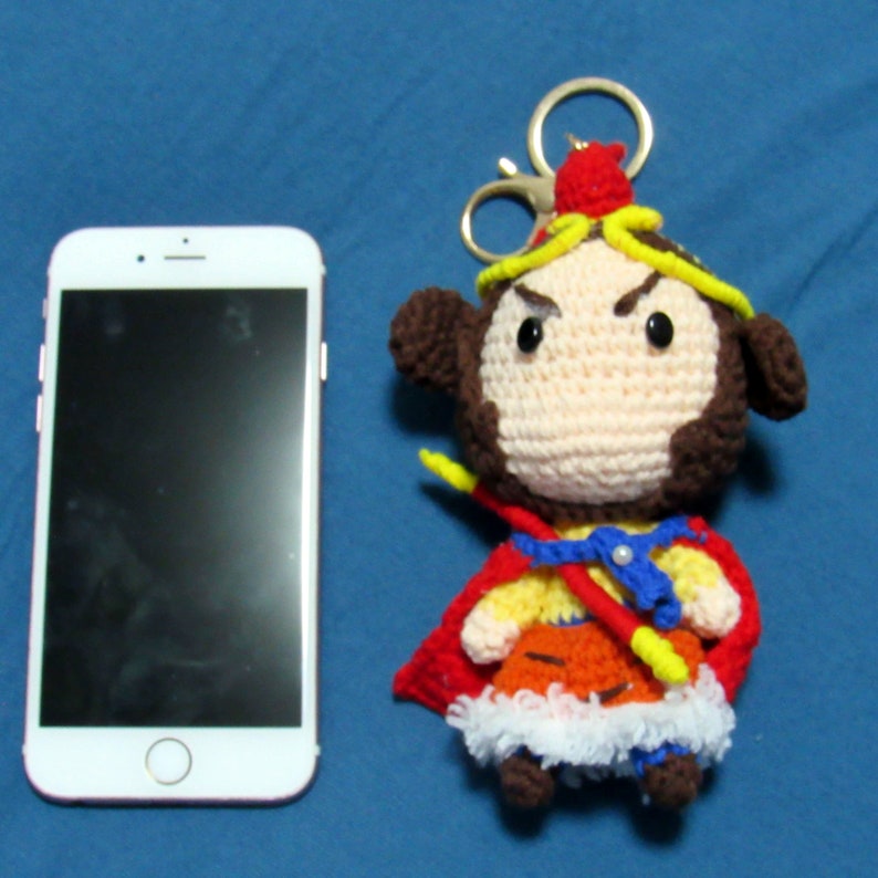 Needle Art Knit Dolls Key chain Monkey King Kids Toy Child/'s Gift