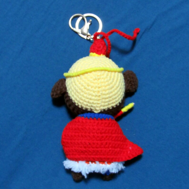 Needle Art Knit Dolls Key chain Monkey King Kids Toy Child/'s Gift