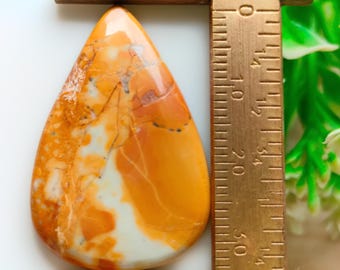 Malingano-jaspis uit Afrika | Aardsteen cabochon | Gepolijste edelsteen voor kristalgenezing en sieraden maken