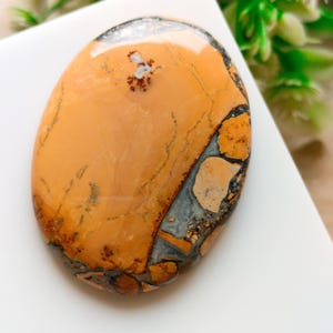 Natural Malingano Jasper Cabochon | Unique Patterned Gemstone | Healing Crystal for Jewelry Making | Collector’s Stone