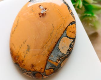 Malingano-jaspiscabochon, unieke edelsteen met patroon voor het maken van sieraden